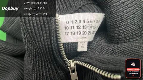 Unisex High Neck Zip Cardigan Sweater