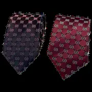 Gucci Tie - Burgundy GG Tie