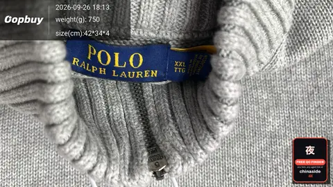 Combed Cotton Half-Zip Sweater