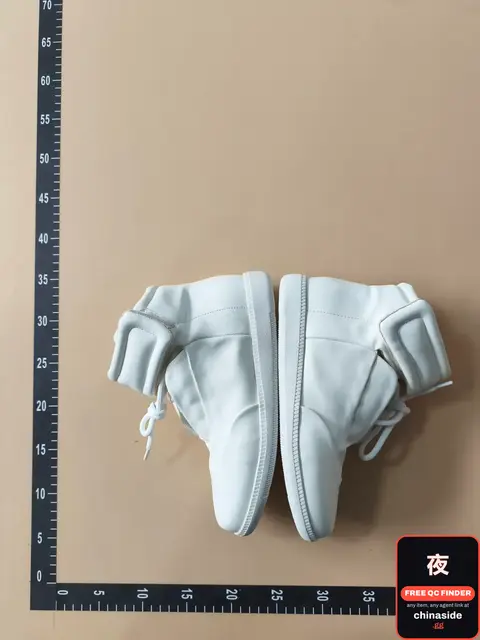 White High-Top Shoes