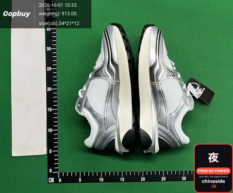 Silver and Black Sneakers