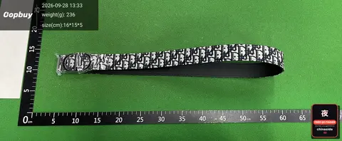 Classic Cd Buckle Leather Belt