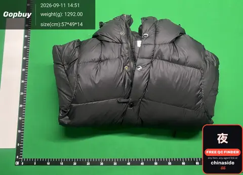 Bur* Detachable Sleeve Down Jacket