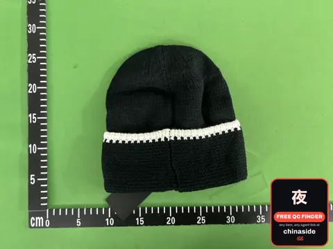 Black Knit Beanie Hat