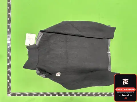 Black Knit Down Jacket