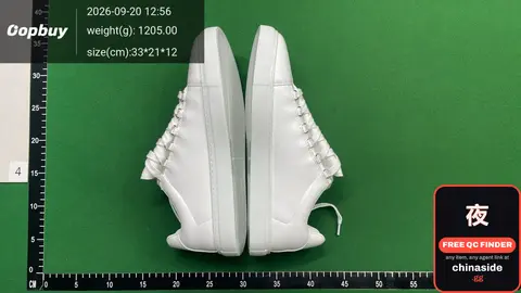 White Lace-Up Sneakers