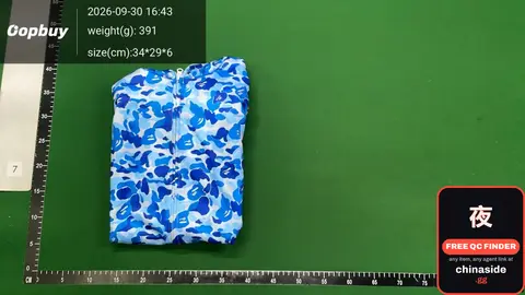 Blue Patterned Hoodie