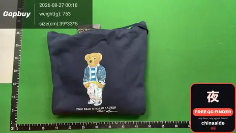 Printed Little Bear Hoodie