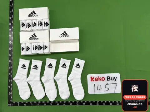 White Mid-Calf Socks 5-Pair Set