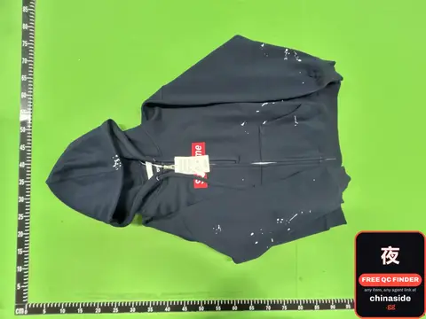 Ink Splatter Zip-Up Hoodie