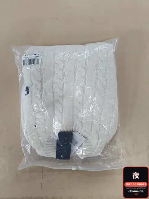 White Cable Knit Sweater