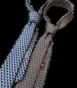 Gucci Tie - Blue & Brown GG Tie