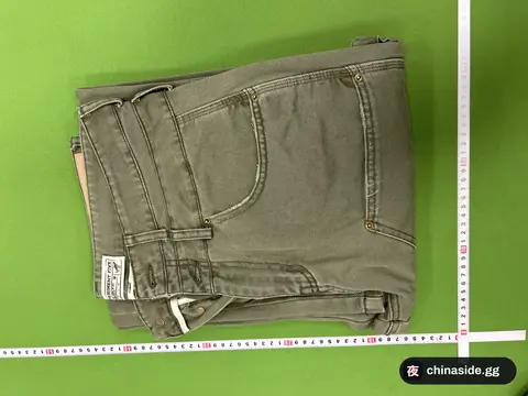 Green Double Knee Carpenter Pants