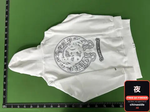 Chrome Hearts Crozula Cotton Terry Zipper Hooded Cardigan