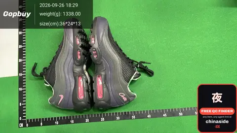 Black and Pink Sneakers