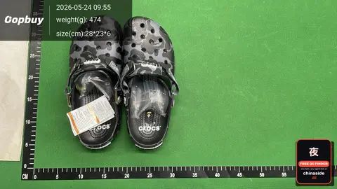 Iron Buckle Camouflage Ape Head Clogs