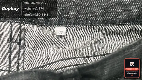 Hediboy Striped Waxed Distressed Jeans