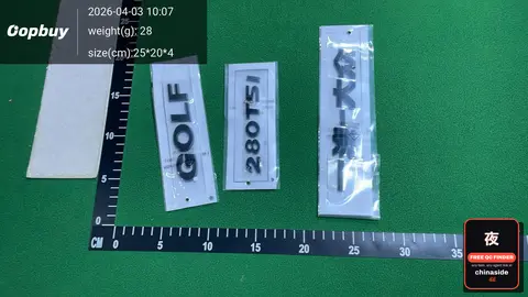 Volkswagen Golf Car Logo Modification Kit