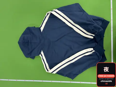 Blue Striped Hoodie