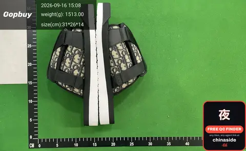 D Alpha Oblique Slippers