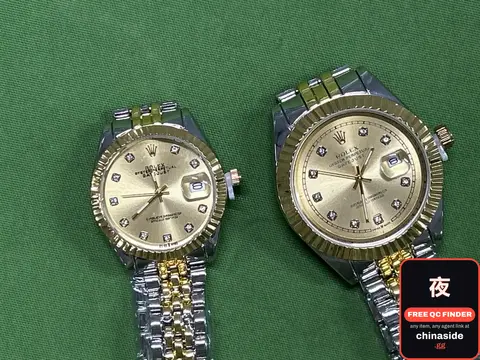 Couple Gold-Tone Steel Watch