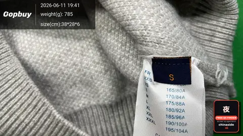 Jacquard Large Logo Pullover Sweater
