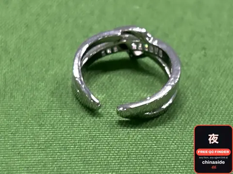 Dior Rhinestone D-Ring Accessory
