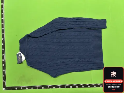 Thickened Half-Zip Cable-Knit Pullover