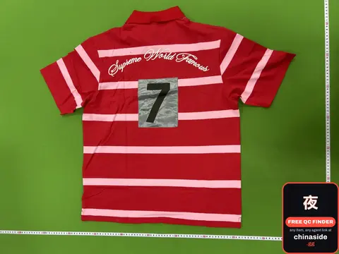Red Striped Polo Shirt