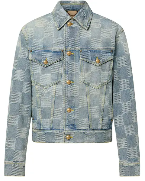 Louis Vuitton Jacket Denim Blue