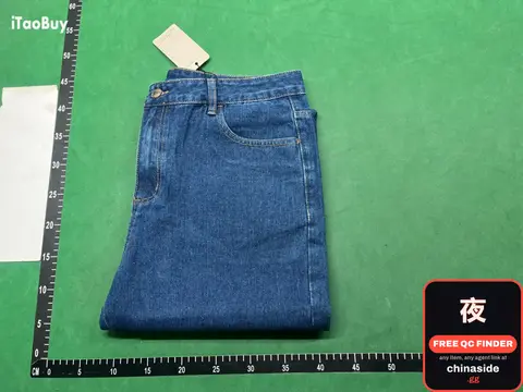 Casual Straight-leg Denim Trousers
