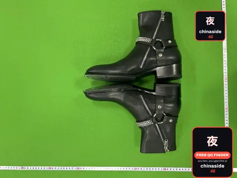 British Style Cowhide Pointed Toe Boots