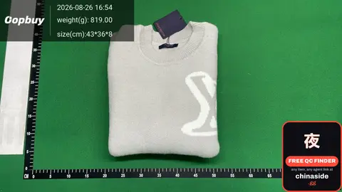 Large Jacquard Logo Pullover Sweater