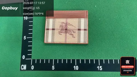 Plaid Card Holder And Coin Purse