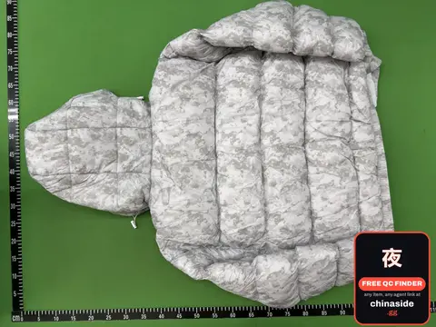 Grey Camo Quilted Jacket
