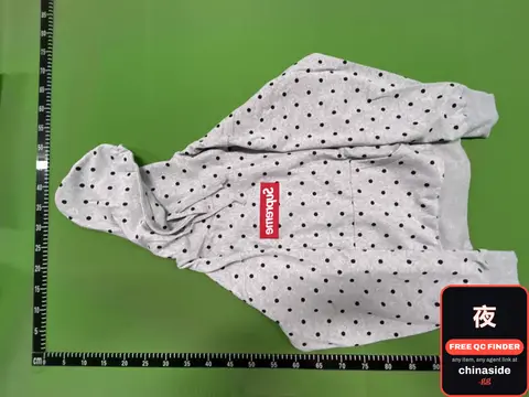 Polka Dot Box Logo Hoodie
