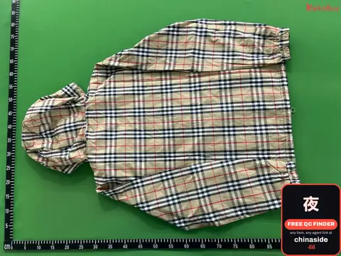 Classic Plaid Reversible Hooded Jacket