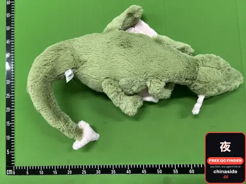 Green Chameleon Plush Toy