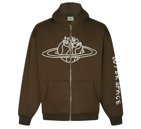 Broken Planet Zip Up Hoodie