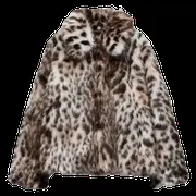 Zara Leopard Fur Jacket