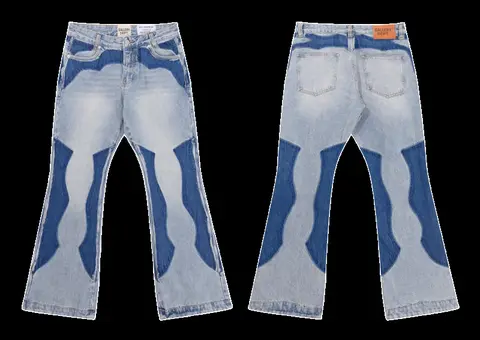 Gallery Dept Jeans - Light Blue Flame Flare
