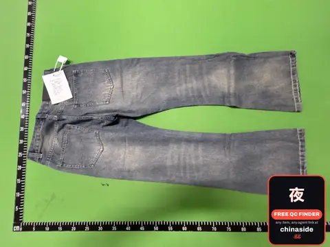 Men's Washed Bootcut Jeans