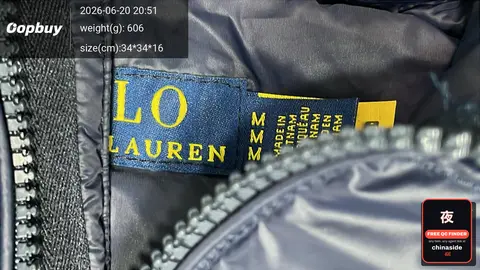 R L Classic Lightweight Hooded Down Jacket