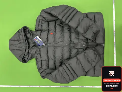 Cotton Padded Hooded Logo Commuter Jacket