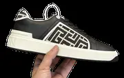 Balmain Shoes - Black & White Monogram
