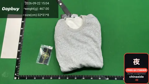 Grey Sweatshirt with Stone Island Logo
