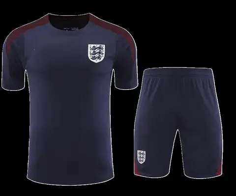 2425 England Training clothes suit Short sleeve Fan version