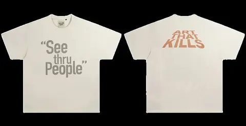 Gallery Dept Tee - Cream See Thru People