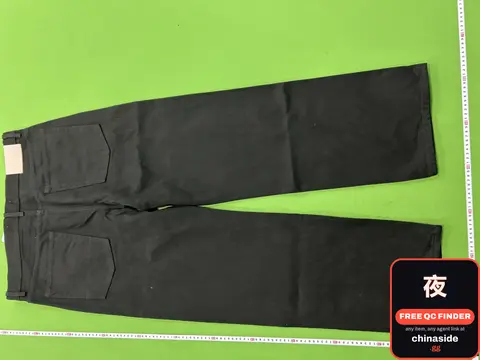 THIRD CUT Black Selvedge Denim