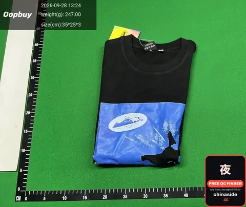 Black and Blue Graphic T-Shirt